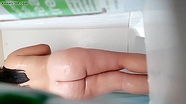 Creepy Son Films Voluptuous Mom's Shower Tits & Pounds Dick Like A Maniac