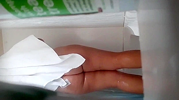 Creepy Son Films Voluptuous Mom's Shower Tits & Pounds Dick Like A Maniac