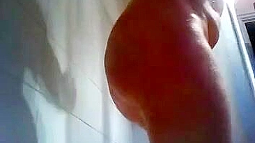 Creepy Son Plants Hidden Cam On Mom Showering Nude, Jerks Off To Her Soapy Phat Ass