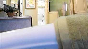 Son Hides Cam In Shower For Mom's Naked Twat View, Faps Hard To Her Bushy Snatch