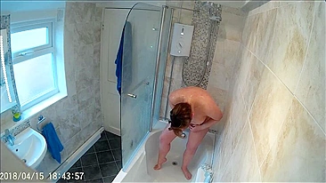 Sly Son's Hidden Feed Films Mom Latherin' Tits & Snatch, He Nutz Watchin' Her!