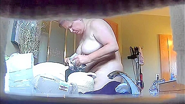 Shifty Son Plants Cam Spyin' Mom Soap Big Rack & Pussy, Whacks Off Hard AF!