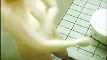 Pervy Son Plants Hidden Cam On Mom's Big Jugs Suds-Up, Strokes To Her Wet Slit