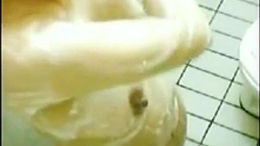 Pervy Son Plants Hidden Cam On Mom's Big Jugs Suds-Up, Strokes To Her Wet Slit
