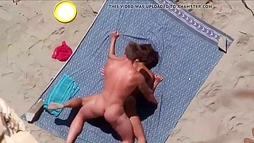 Cheating Wife Gets Railed By Big Dick Muscular Dude In Nasty Sneaky Beach Quickie Fuck