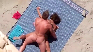 Cheating Wife Gets Railed By Big Dick Muscular Dude In Nasty Sneaky Beach Quickie Fuck